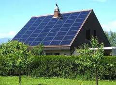 Rooftop solar panels