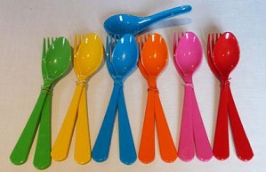 Melamine cutlery