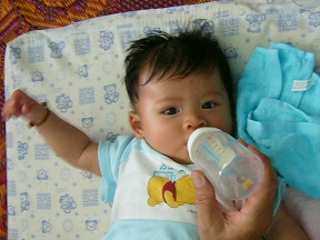 Baby milk bottle