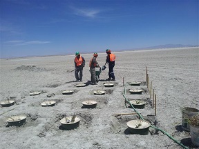 North Chili Codelco Mine Antofagasta Groasis Waterboxx trials