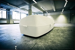 ONORA coffin made of natural fibre composites