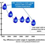 Precision in action: water consumption in Dutch greenhouses.