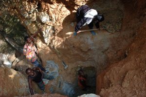 Coltan mining