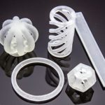 Voorwerpen 3D geprint met cellulose nanofibrillen.