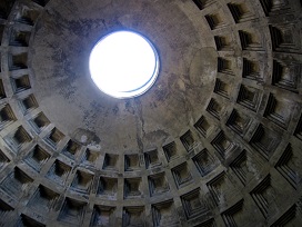 Pantheon Rome zelfherstellend beton