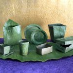 Products made from banana leaves.