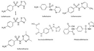 Sulfapyridine and sulfas