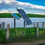 Solar powered pump